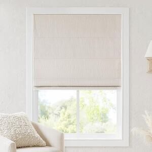 27x64 Madison Park Quincy Cordless 100% Blackout Roman Shade